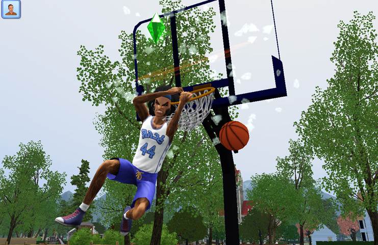 Sims 3 Rim Rockin Basketball Hoop Download Free